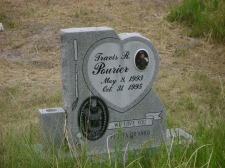 Grave of a young Lakota child