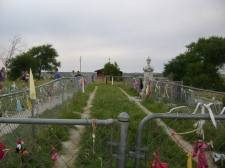 The mass grave at Wounded Knee